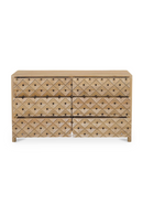 6-Drawer Mango Wood Dresser | Novi Living Fulton | Oroatrade.com
