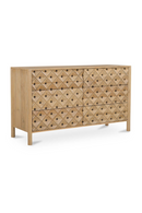 6-Drawer Mango Wood Dresser | Novi Living Fulton | Oroatrade.com