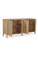 4-Door Mango Wood Sideboard | Novi Living Fulton | Oroatrade.com