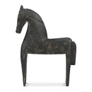 Black Wooden Horse Sculpture | Novi Living Gallant
