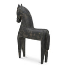 Black Wooden Horse Sculpture | Novi Living Gallant