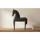Black Wooden Horse Sculpture | Novi Living Gallant