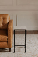 Hospitality furniture - Italian Marble Square Side Table - www.oroatrade.com