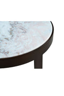 Hospitality furniture - Round Travertine Accent Table - www.oroatrade.com