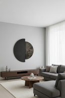Black Semicircle Wall Decor | Novi Living Meridian | Oroa.com