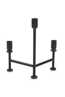 Black Metal Candle Holder | Novi Living Cicero | Oroatrade.com