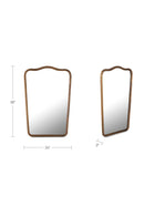Cast Aluminum Wall Mirror | Novi Living Keyes