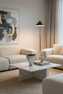 Cast Aluminum Tapered Vase | Novi Living Jade | Oroa.com