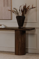 Cast Aluminum Tapered Vase | Novi Living Jade