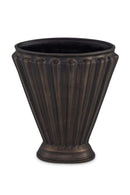 Cast Aluminum Tapered Vase | Novi Living Jade | Oroa.com