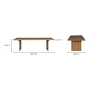 Sandblasted Oak Dining Table | Novi Living Koshi