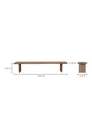 Sandblasted Oak Dining Bench | Novi Living Koshi | Oroa.com