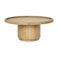Round Tray Oak Coffee Table | Novi Living Cohen