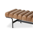 Channeled Leather Bench | Novi Living Harrison