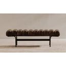 Channeled Leather Bench | Novi Living Harrison