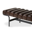 Channeled Leather Bench | Novi Living Harrison