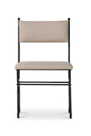 Modern European furniture - Hammered Metal Frame Dining Chair - www.oroa.com