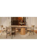 Modern European furniture - Hammered Metal Frame Dining Chair - www.oroa.com