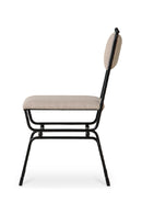 Modern European furniture - Hammered Metal Frame Dining Chair - www.oroa.com