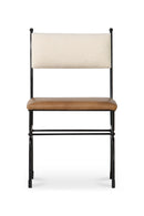 Modern European furniture - Hammered Metal Frame Dining Chair - www.oroa.com
