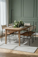 Modern European furniture - Hammered Metal Frame Dining Chair - www.oroa.com