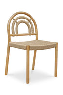 Contract furniture - Cane-Wrapped Dining Chair Set (2) - www.oroatrade.com