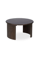 Hospitality furniture - Oak Fluted Base Coffee Table - www.oroatrade.com