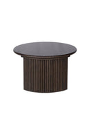 Hospitality furniture - Oak Fluted Base Coffee Table - www.oroatrade.com