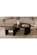 Hospitality furniture - Oak Fluted Base Coffee Table - www.oroatrade.com