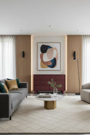 Contract furniture - Red Wooden 6-Drawer Dresser - www.oroatrade.com