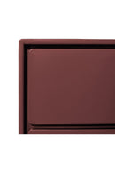 Contract furniture - Red Wooden 6-Drawer Dresser - www.oroatrade.com