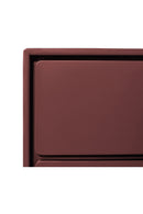 Red Wooden 6-Drawer Dresser | Novi Living Jolene