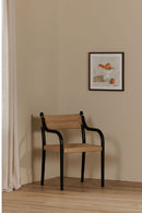 Contract furniture - Minimalist Beech Wood & Rope Dining Chair - www.oroatrade.com