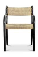 Contract furniture - Minimalist Beech Wood & Rope Dining Chair - www.oroatrade.com