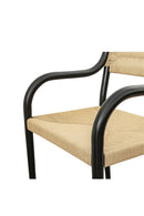 Contract furniture - Minimalist Beech Wood & Rope Dining Chair - www.oroatrade.com