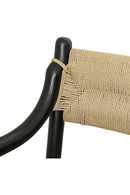 Contract furniture - Minimalist Beech Wood & Rope Dining Chair - www.oroatrade.com