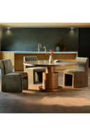 Round Oak Dining Table | Novi Living Clayton | Oroatrade.com