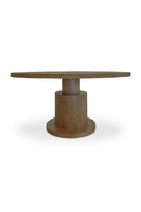 Round Oak Dining Table | Novi Living Clayton | Oroatrade.com
