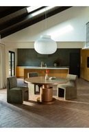 Round Oak Dining Table | Novi Living Clayton | Oroatrade.com