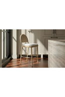 Handwoven Back Counter Stool | Novi Living Claire | Oroatrade.com
