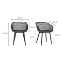 Modern European furniture - Molded Indoor/Outdoor Dining Chairs (2) - www.oroa.com