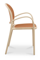 Woven Design Outdoor Dining Chairs (2) | Novi Living Soren | Oroatrade.com