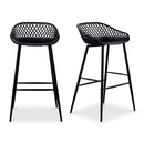 Modern European furniture - Molded Indoor/Outdoor Bar Stools (2) - www.oroa.com