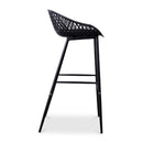 Modern European furniture - Molded Indoor/Outdoor Bar Stools (2) - www.oroa.com