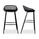 Modern European furniture - Molded Indoor/Outdoor Bar Stools (2) - www.oroa.com