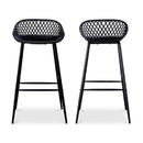 Modern European furniture - Molded Indoor/Outdoor Bar Stools (2) - www.oroa.com