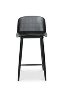 Black Indoor/Outdoor Counter Stools (2) | Novi Living Looey | Oroa.com