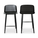 Hospitality furniture - Black Indoor/Outdoor Counter Stools (2) - www.oroatrade.com