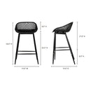 Diamond-Mesh Indoor/Outdoor Counter Stools (2) | Novi Living Piazza | Oroa.com