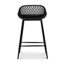 Diamond-Mesh Indoor/Outdoor Counter Stools (2) | Novi Living Piazza | Oroa.com